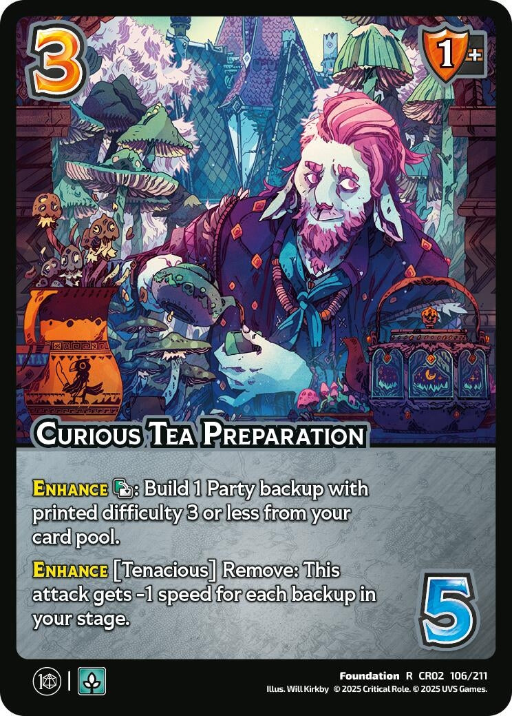 Image for Curious Tea Preparation (Critical Role: Heroes of Exandria) (106/211) - UniVersus