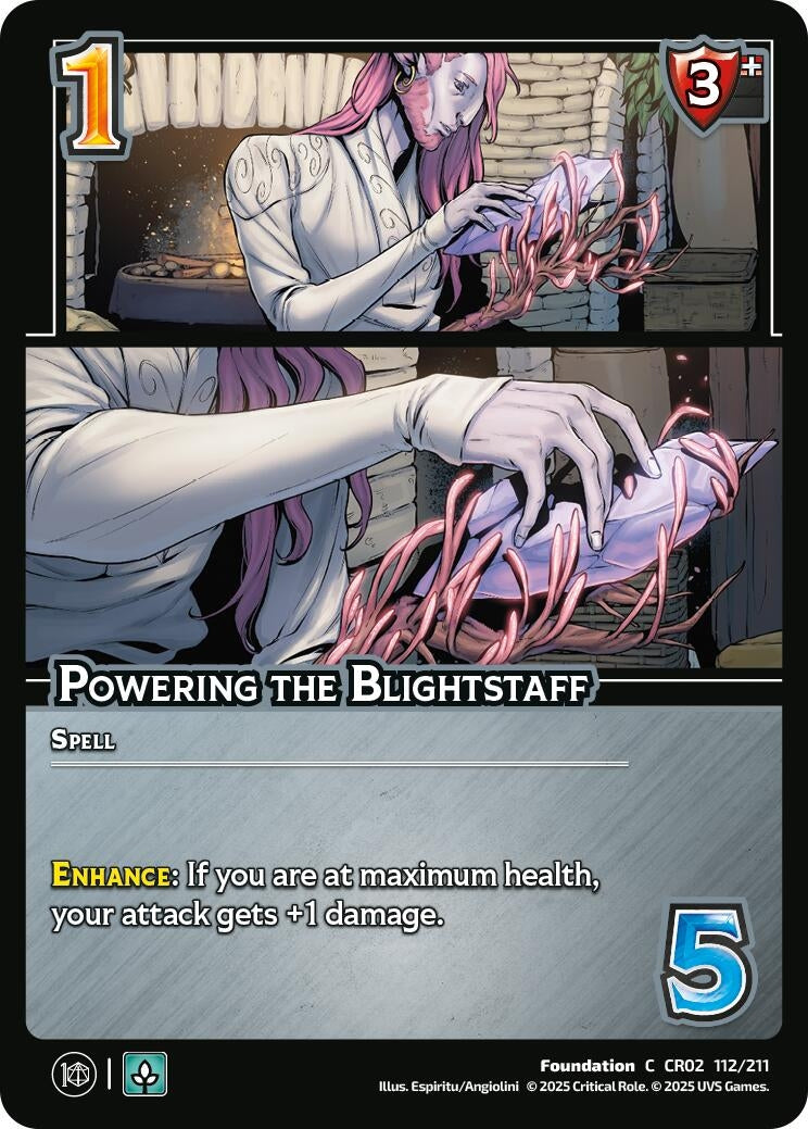 Image for Powering the Blightstaff (Critical Role: Heroes of Exandria) (112/211) - UniVersus