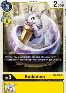 Kudamon (BT4-037) - Great Legend (Common) [BT-04-BT4-037]