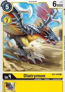 Diatrymon (BT4-040) - Great Legend (Common) [BT-04-BT4-040]