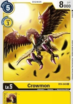 Crowmon (BT4-043) - Great Legend (Uncommon) [BT-04-BT4-043]