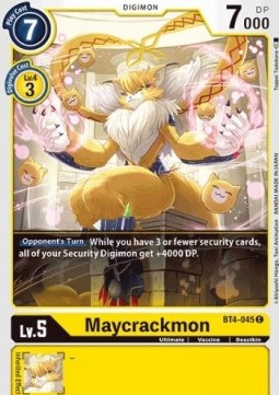 Maycrackmon (BT4-045) - Great Legend (Common) [BT-04-BT4-045]