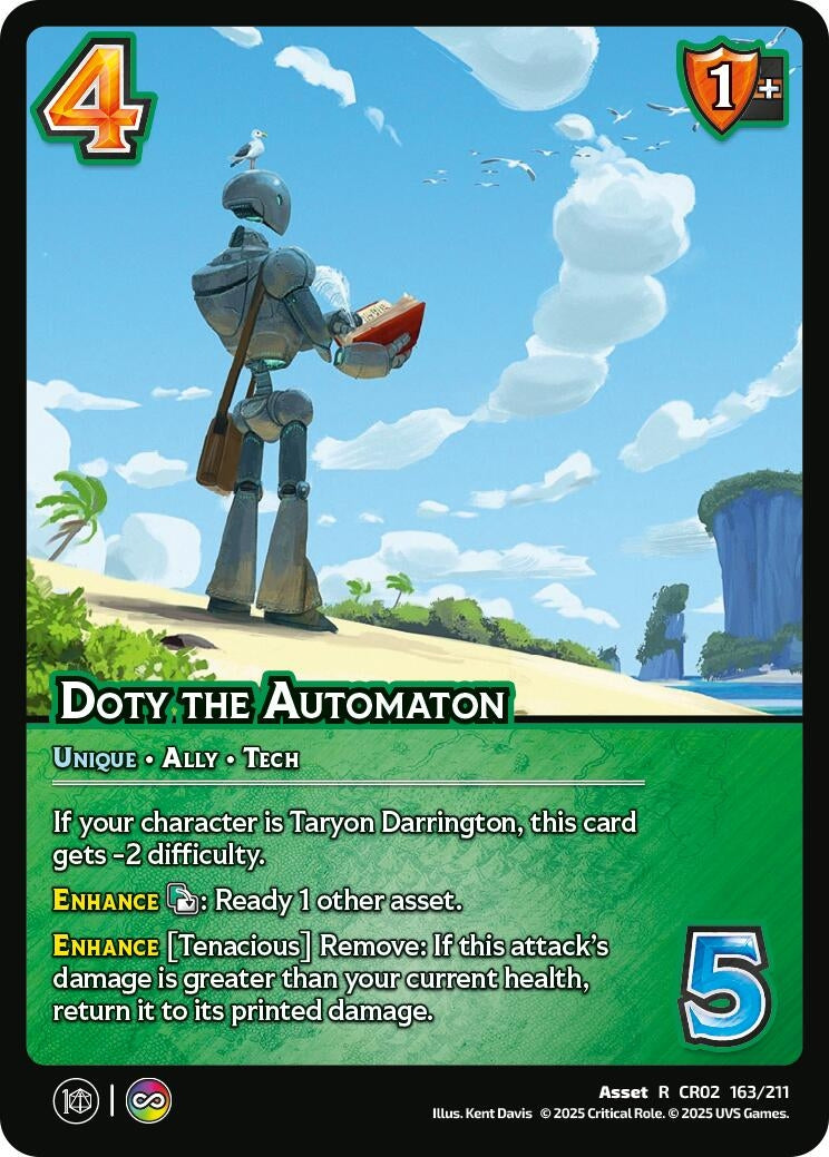 Image for Doty the Automaton (Critical Role: Heroes of Exandria) (163/211) - UniVersus