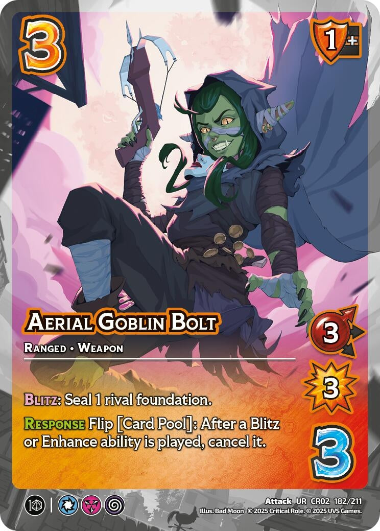 Image for Aerial Goblin Bolt (Critical Role: Heroes of Exandria) (182/211) - UniVersus