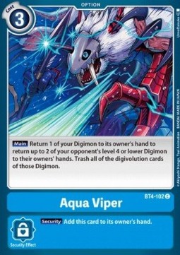 Aqua Viper (BT4-102) - Great Legend (Common) [BT-04-BT4-102]
