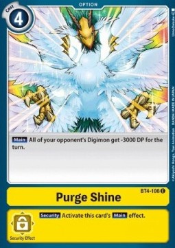 Purge Shine (BT4-106) - Great Legend (Common) [BT-04-BT4-106]