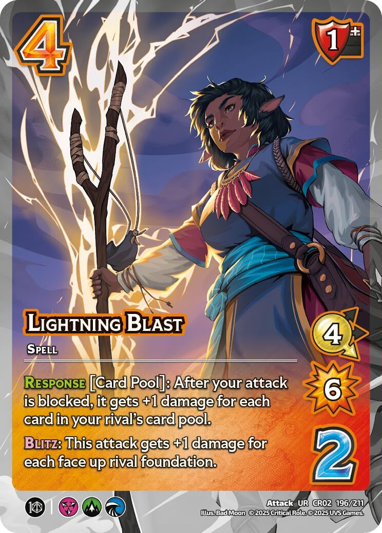 Image for Lightning Blast (Critical Role: Heroes of Exandria) (196/211) - UniVersus