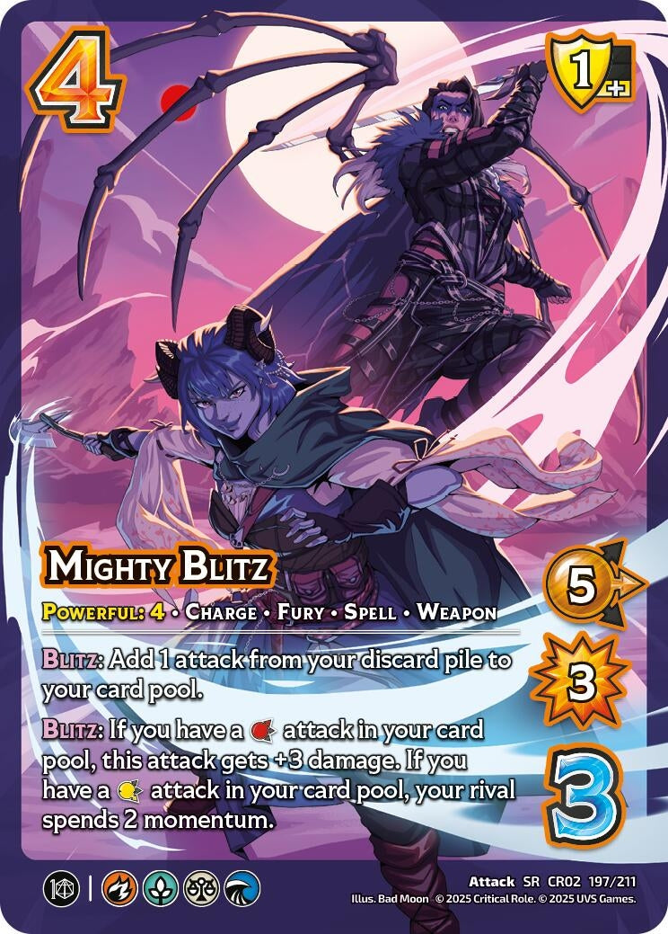 Image for Mighty Blitz (Critical Role: Heroes of Exandria) (197/211) - UniVersus