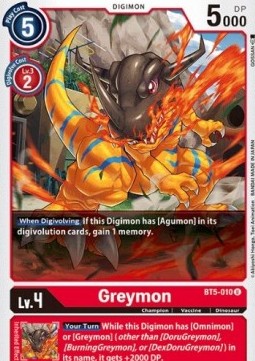 Greymon (BT5-010) - Battle Of Omni (Uncommon) [BT-05-BT5-010]