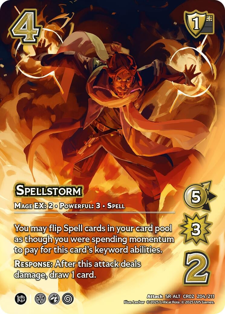 Image for Spellstorm (Alternate Art) (Critical Role: Heroes of Exandria) (204/211) - UniVersus