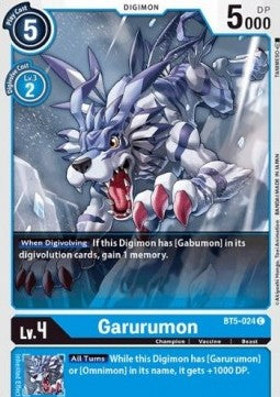 Garurumon (BT5-024) - Battle Of Omni (Common) [BT-05-BT5-024]