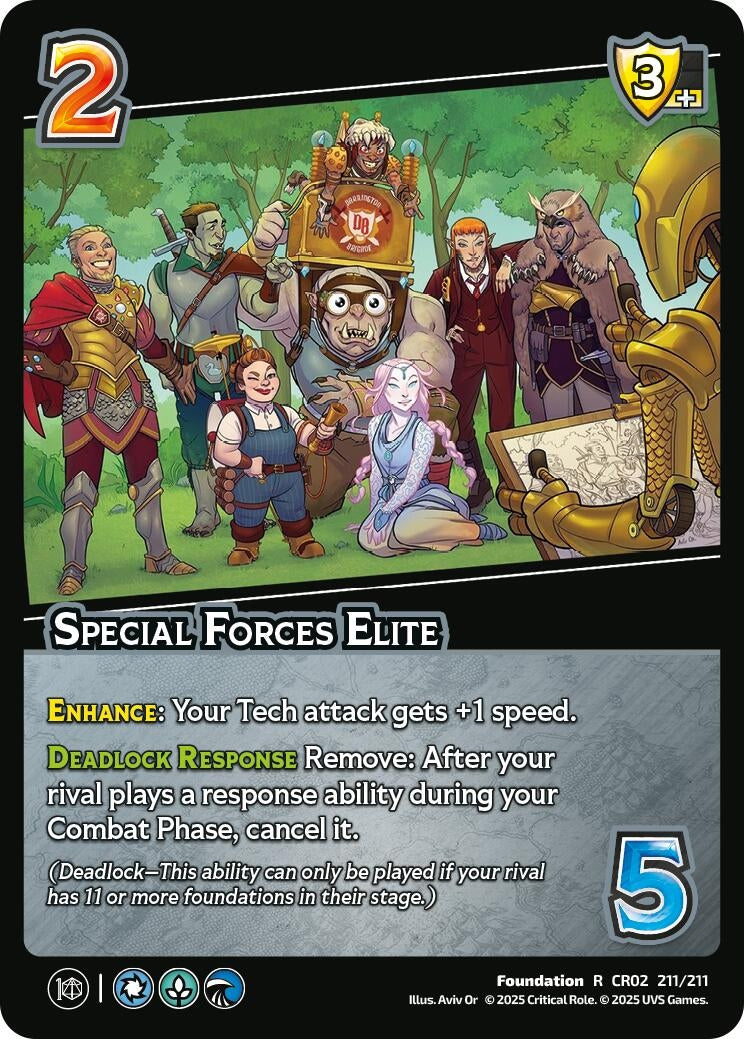 Image for Special Forces Elite (Critical Role: Heroes of Exandria) (211/211) - UniVersus