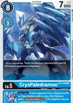 CrysPaledramon (BT5-028) - Battle Of Omni (Uncommon) [BT-05-BT5-028]
