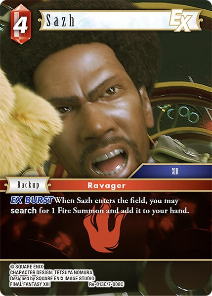 Image for Sazh EX (Legacy Collection) (Re-013C/7-008C) - Final Fantasy TCG