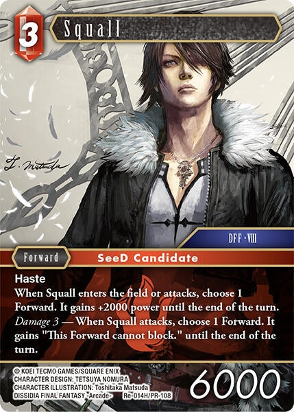 Image for Squall (Legacy Collection) (Re-014H/PR-108) - Final Fantasy TCG