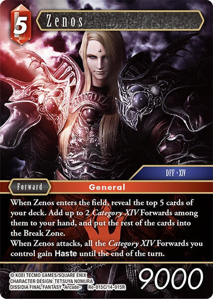 Image for Zenos (Legacy Collection) (Re-015C/14-015R) - Final Fantasy TCG