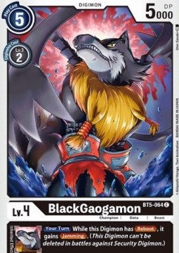BlackGaogamon (BT5-064) - Battle Of Omni (Common) [BT-05-BT5-064]