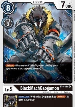 BlackMachGaogamon (BT5-068) - Battle Of Omni (Common) [BT-05-BT5-068]