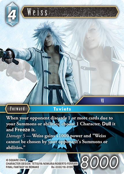 Image for Weiss (Legacy Collection) (Re-033C/18-019R) - Final Fantasy TCG