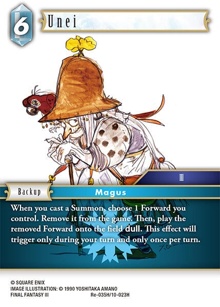 Image for Unei (Legacy Collection) (Re-035H/10-023H) - Final Fantasy TCG