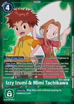 Izzy Izumi & Mimi Tachikawa (BT5-089) (V.2) - Promos: Battle Of Omni (Alternative Art) [BT-05P-BT5-089]