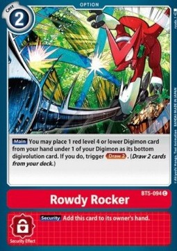 Rowdy Rocker (BT5-094) - Battle Of Omni (Common) [BT-05-BT5-094]