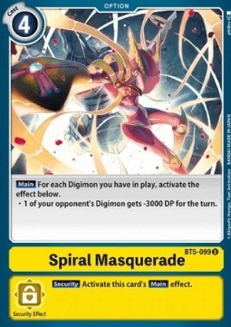 Spiral Masquerade (BT5-099) - Battle Of Omni (Uncommon) [BT-05-BT5-099]