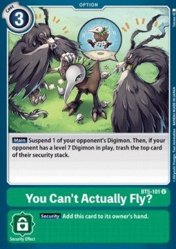 You Can't Actually Fly? (BT5-101) - Battle Of Omni (Uncommon) [BT-05-BT5-101]