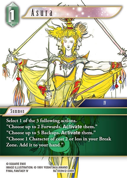 Image for Asura (Legacy Collection) (Re-059H/2-049H) - Final Fantasy TCG