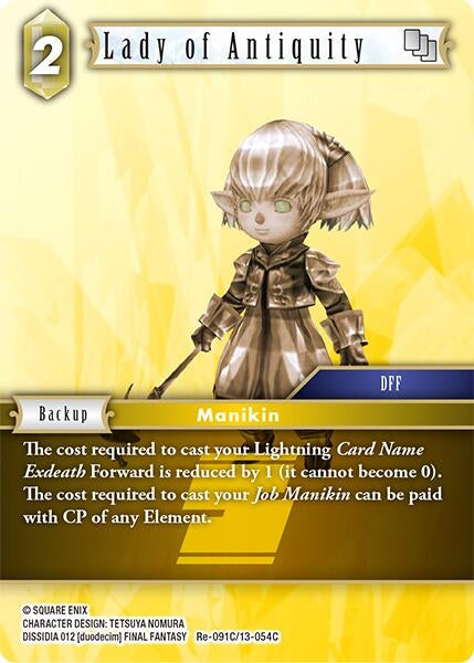 Image for Lady of Antiquity (Legacy Collection) (Re-091C/13-054C) - Final Fantasy TCG