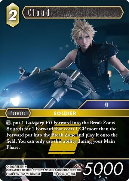 Image for Cloud (Legacy Collection) (Re-094C/11-136S) - Final Fantasy TCG