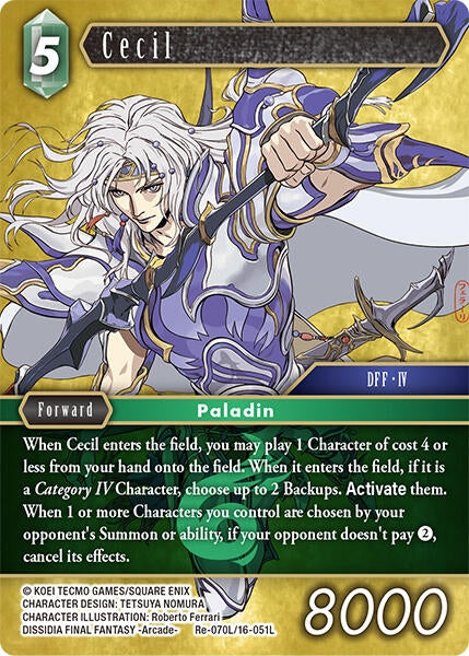 Image for Cecil (Legacy Collection) (Re-070L/16-051L) - Final Fantasy TCG
