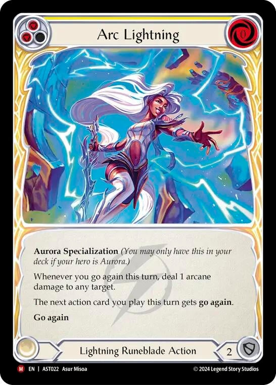 Image for Arc Lightning (Armory Deck: Aurora) (AST022) - Flesh and Blood TCG