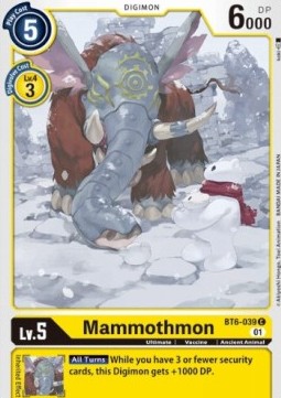 Mammothmon (BT6-039) - Double Diamond (Common) [BT-06-BT6-039]