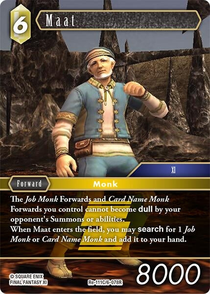 Image for Maat (Legacy Collection) (Re-111C/6-078R) - Final Fantasy TCG