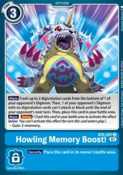 Howling Memory Boost! (BT6-097) - Double Diamond (Uncommon) [BT-06-BT6-097]