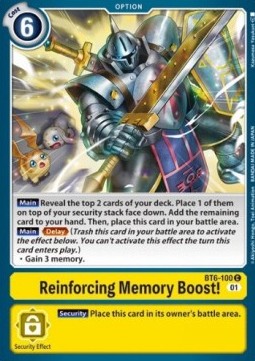 Reinforcing Memory Boost! (BT6-100) - Double Diamond (Common) [BT-06-BT6-100]