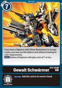 Gewalt Schwärmer (BT6-105) - Double Diamond (Uncommon) [BT-06-BT6-105]