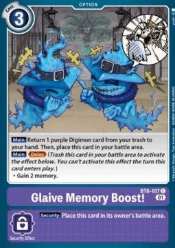 Glaive Memory Boost! (BT6-107) - Double Diamond (Common) [BT-06-BT6-107]