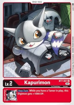 Kapurimon (BT7-001) - Next Adventure (Uncommon) [BT-07-BT7-001]