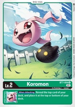 Koromon (BT7-004) - Next Adventure (Uncommon) [BT-07-BT7-004]