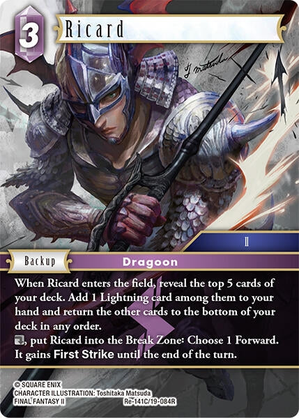 Image for Ricard (Legacy Collection) (Re-141C/19-084R) - Final Fantasy TCG