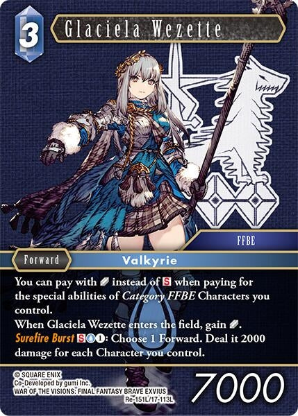 Image for Glaciela Wezette (Legacy Collection) (Re-151L/17-113L) - Final Fantasy TCG