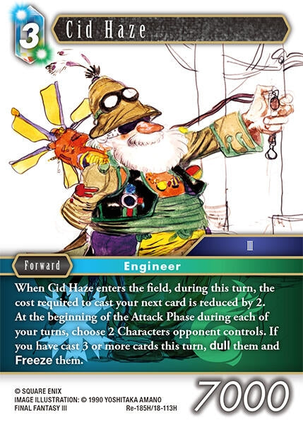 Image for Cid Haze (Legacy Collection) (Re-185H/18-113H) - Final Fantasy TCG