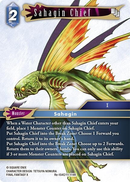 Image for Sahagin Chief (Legacy Collection) (Re-154C/11-114R) - Final Fantasy TCG