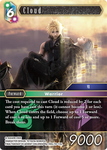 Image for Cloud (Re-190L/19-114L) (Legacy Collection) (Re-190L/19-114L) - Final Fantasy TCG