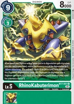 RhinoKabuterimon (BT7-051) - Next Adventure (Uncommon) [BT-07-BT7-051]