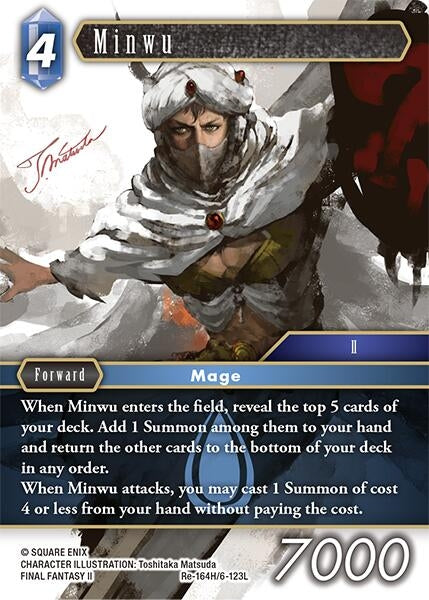 Image for Minwu (Legacy Collection) (Re-164H/6-123L) - Final Fantasy TCG