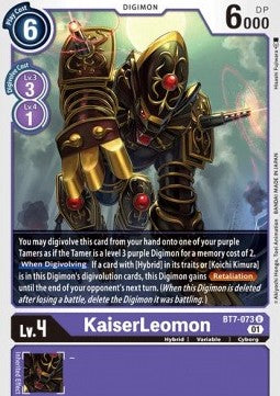 KaiserLeomon (BT7-073) - Next Adventure (Uncommon) [BT-07-BT7-073]