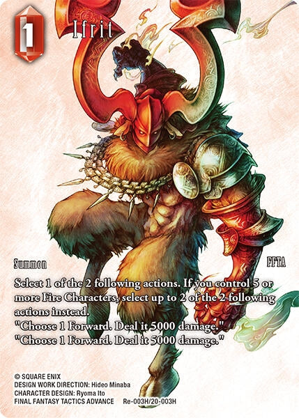 Image for Ifrit (Full Art) (Legacy Collection) (Re-003H/20-003H) - Final Fantasy TCG